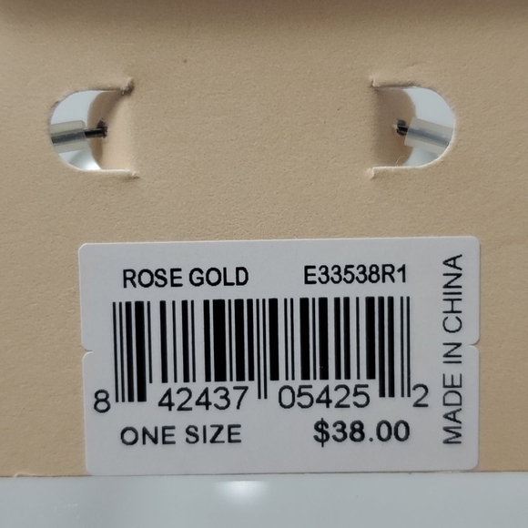 Rebecca Minkoff Rose Gold Imitation gray Pearl Door Knocker - Picture 3 of 4